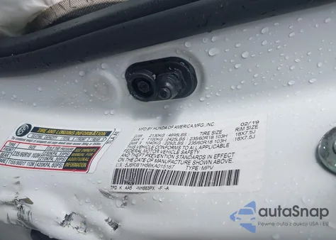 2019 Honda Cr-V Ex z USA, uszkodzony, nr VIN 5J6RW1H56KA015167